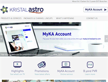 Tablet Screenshot of kristalastro.com